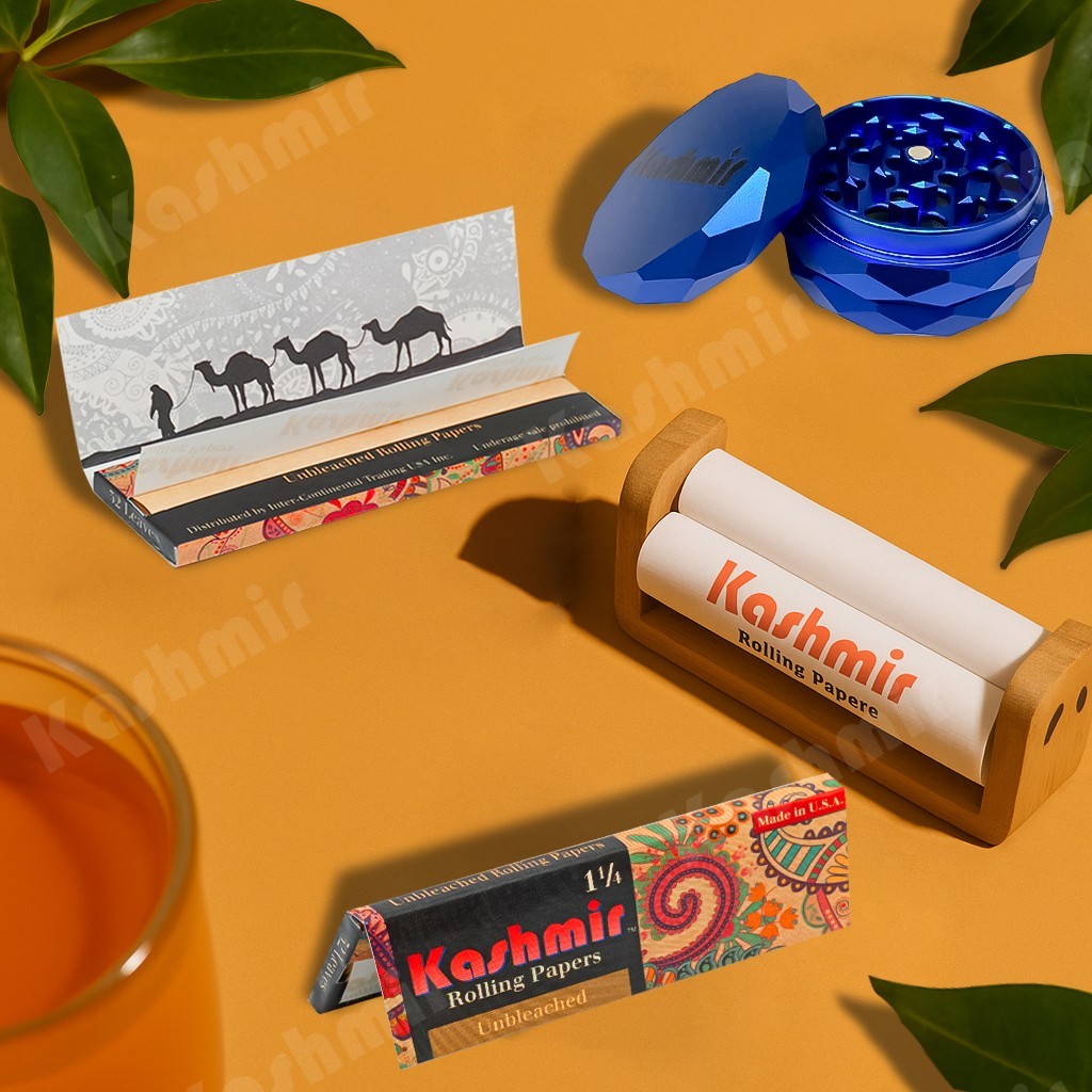 Unbleached Rolling Papers 1-1/4 Size 32 Leaves Pack (25 Pack Box)