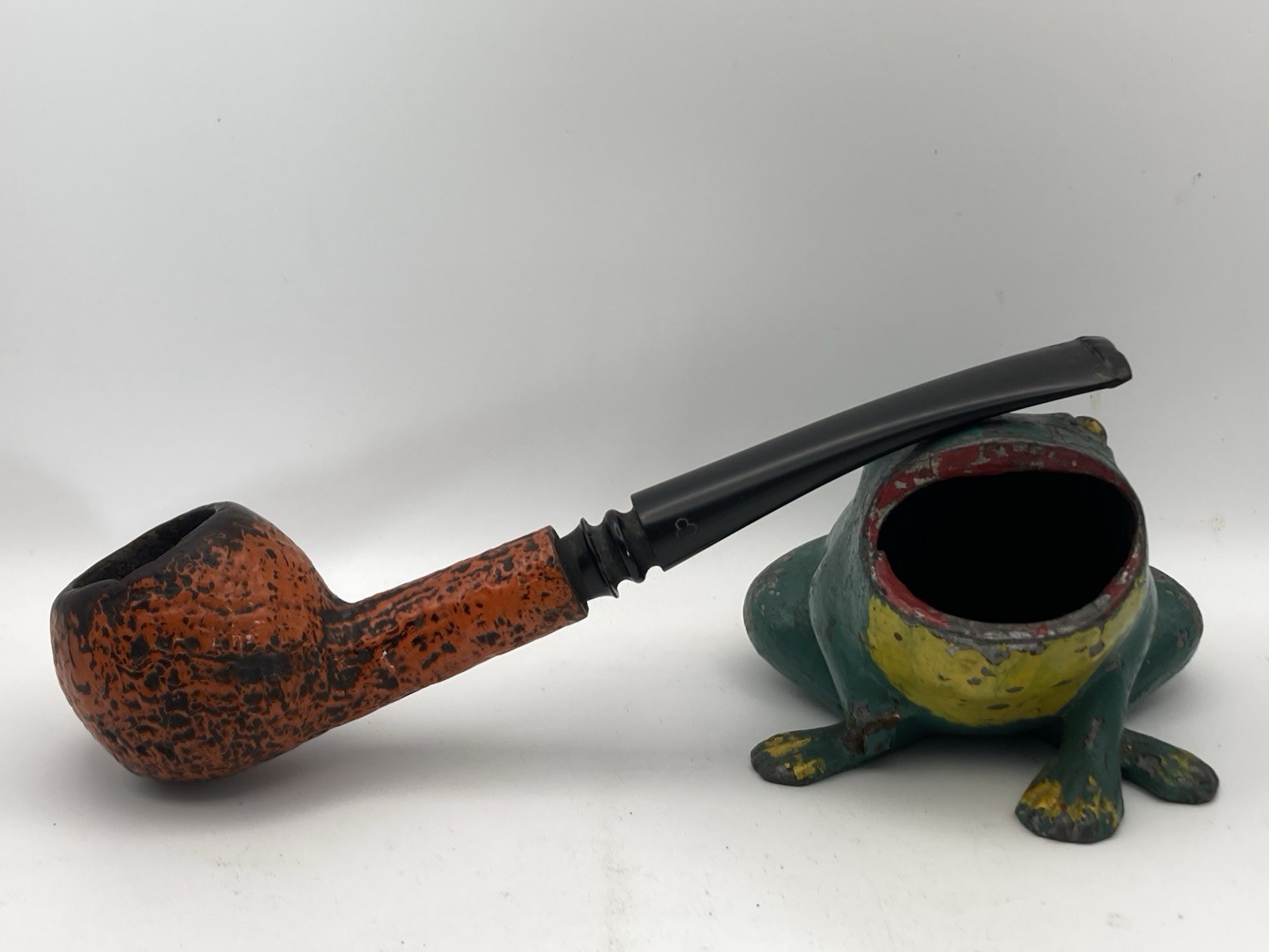 Vintage Kaywoodie Red Root Rusticated Prince Estate Tobacco Pipe