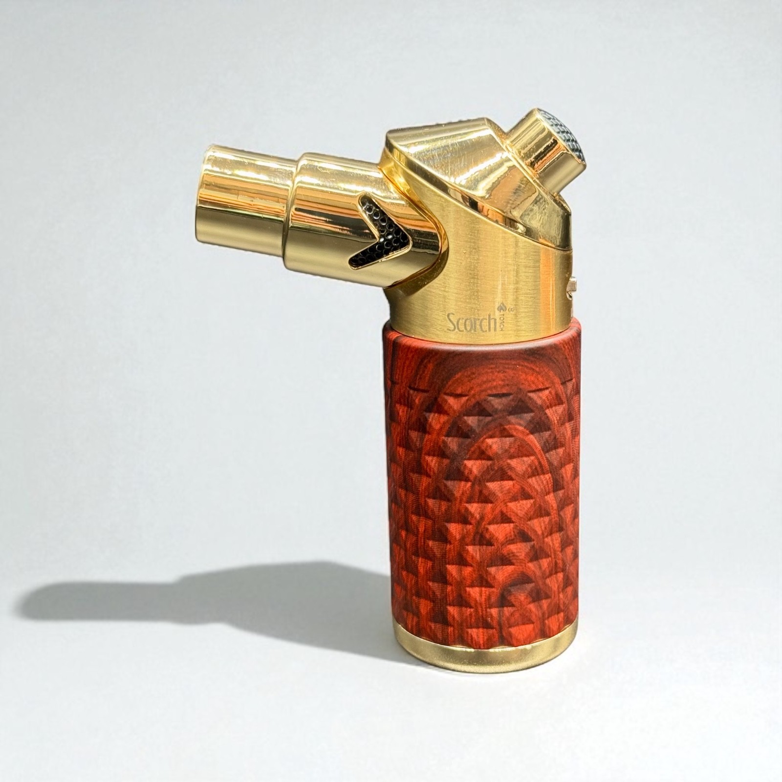 Scorch Torch 61846 – 4” Single Flame Refillable Butane Torch Lighter with Safety