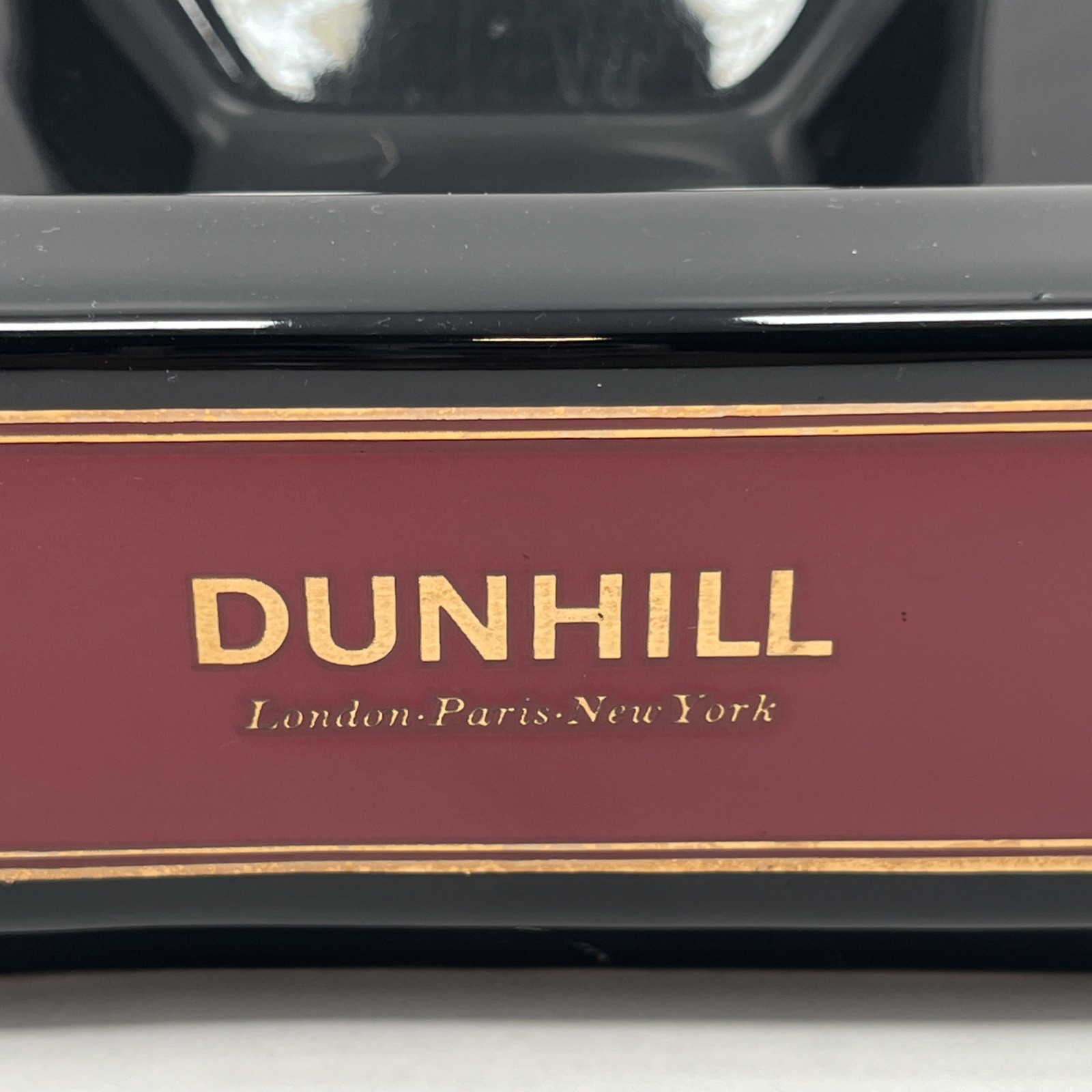 Vintage Wade Dunhill Ashtray Large Cigar Cigarette London Paris New York 7″x 7”