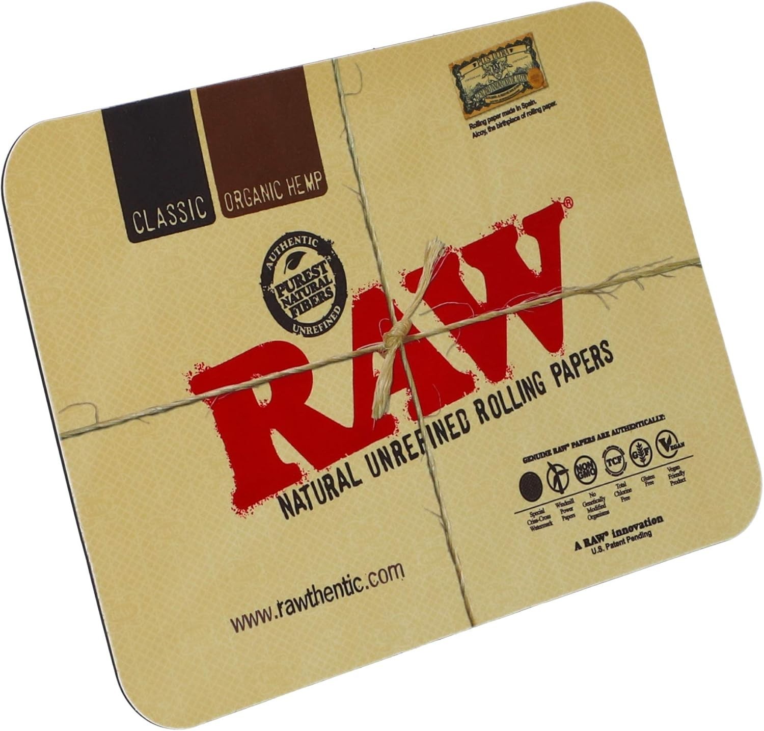 RAW Magnetic Tray Cover Fits 11×7 Rolling Tray | Cover Only – Tray Not Included