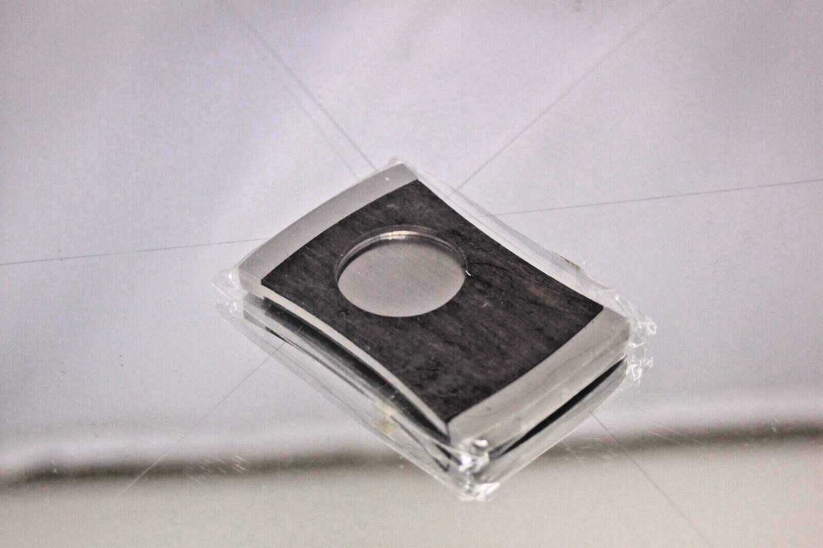 Colibri Stainless Steel with Wood Cigar Cutter