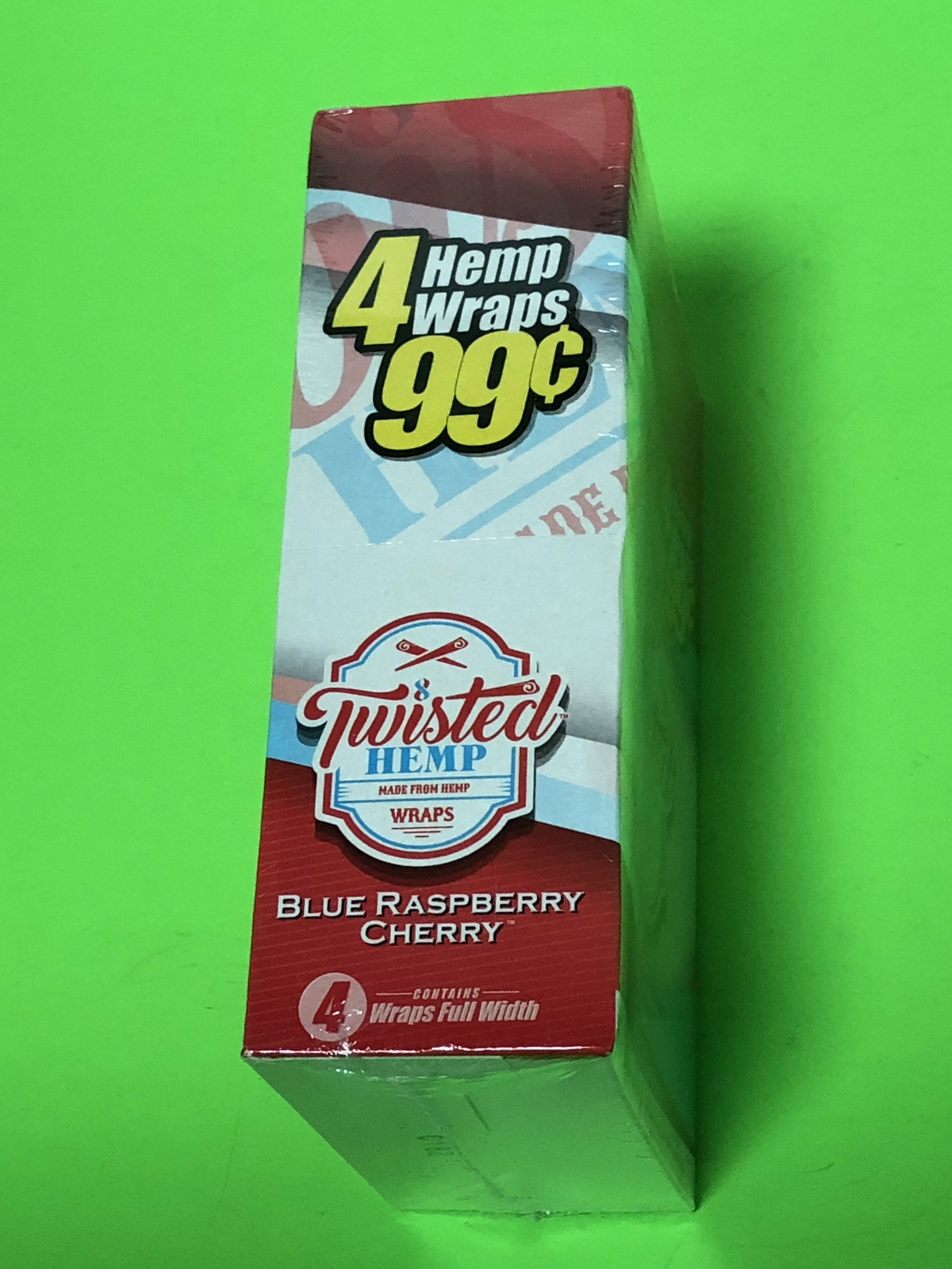 FREE GIFTS🎁Blue Raspberry Cherry🍒60 High Quality Twisted Hemp🍁Rolling Papers♨
