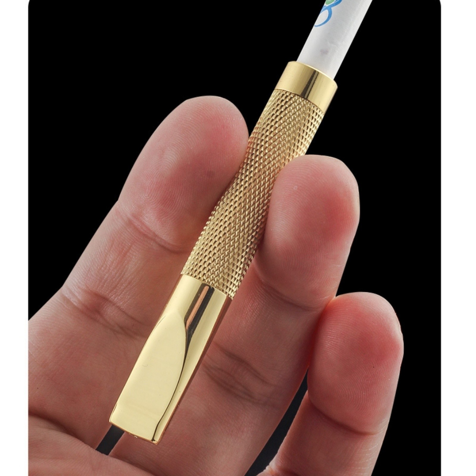 Cigarette Holder Dual Filter Mouthpiece Metal Cigarette Filter Holder Reusable