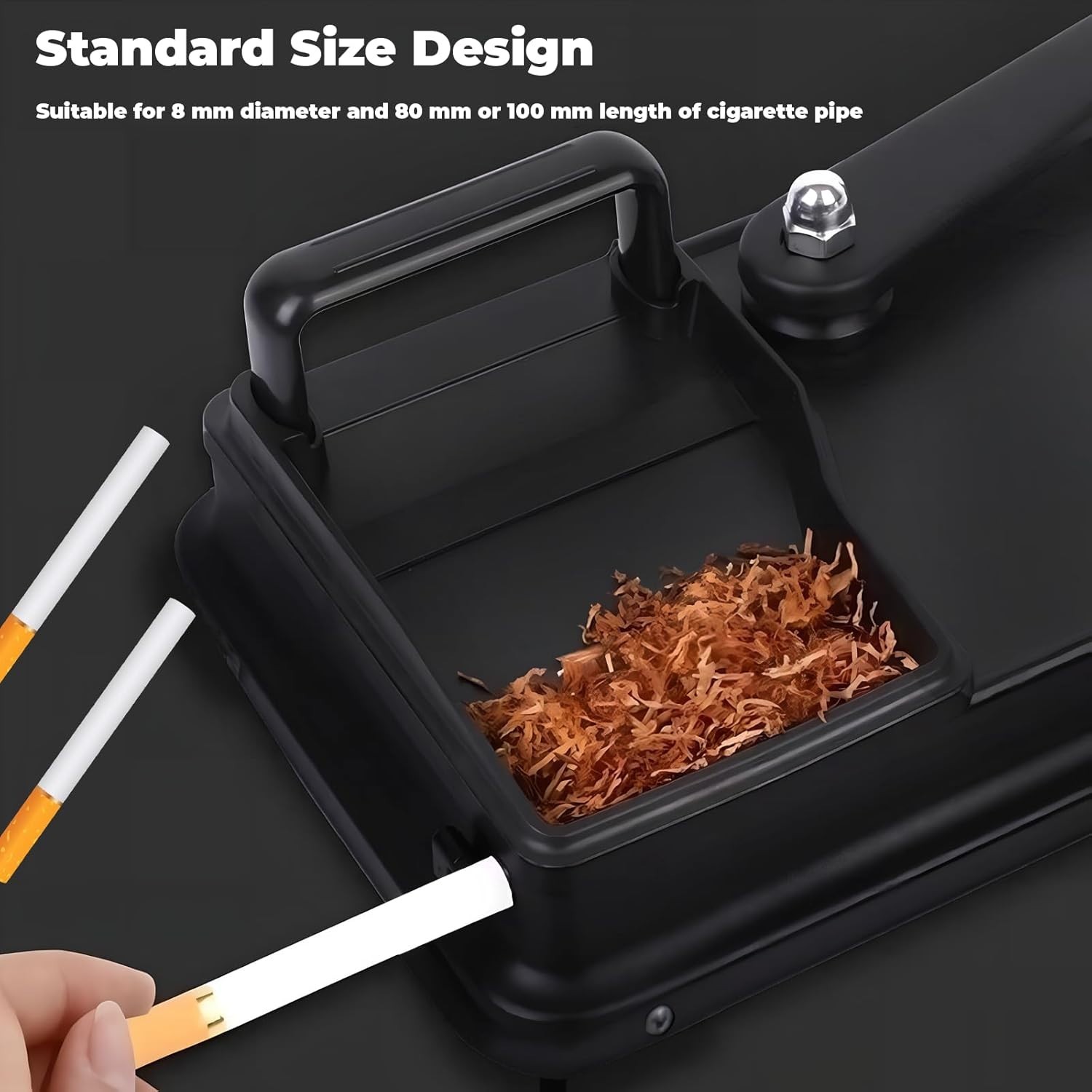 Cigarette Rolling Machine, Tobacco Hand Operation Injector Maker Roll Your Own C