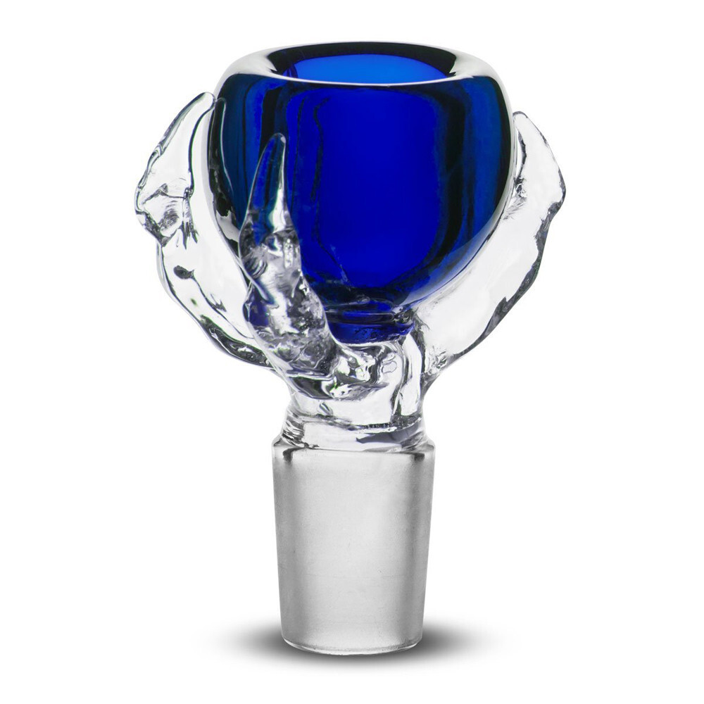 14mm Blue Dragon Claw Glass Slide Hookah Bong Bowl USA Fast Free Shipping