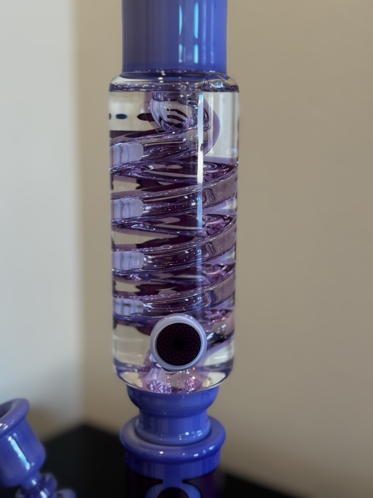 Illadelph Glass Coil Bong 19” (PURPLE LABEL)