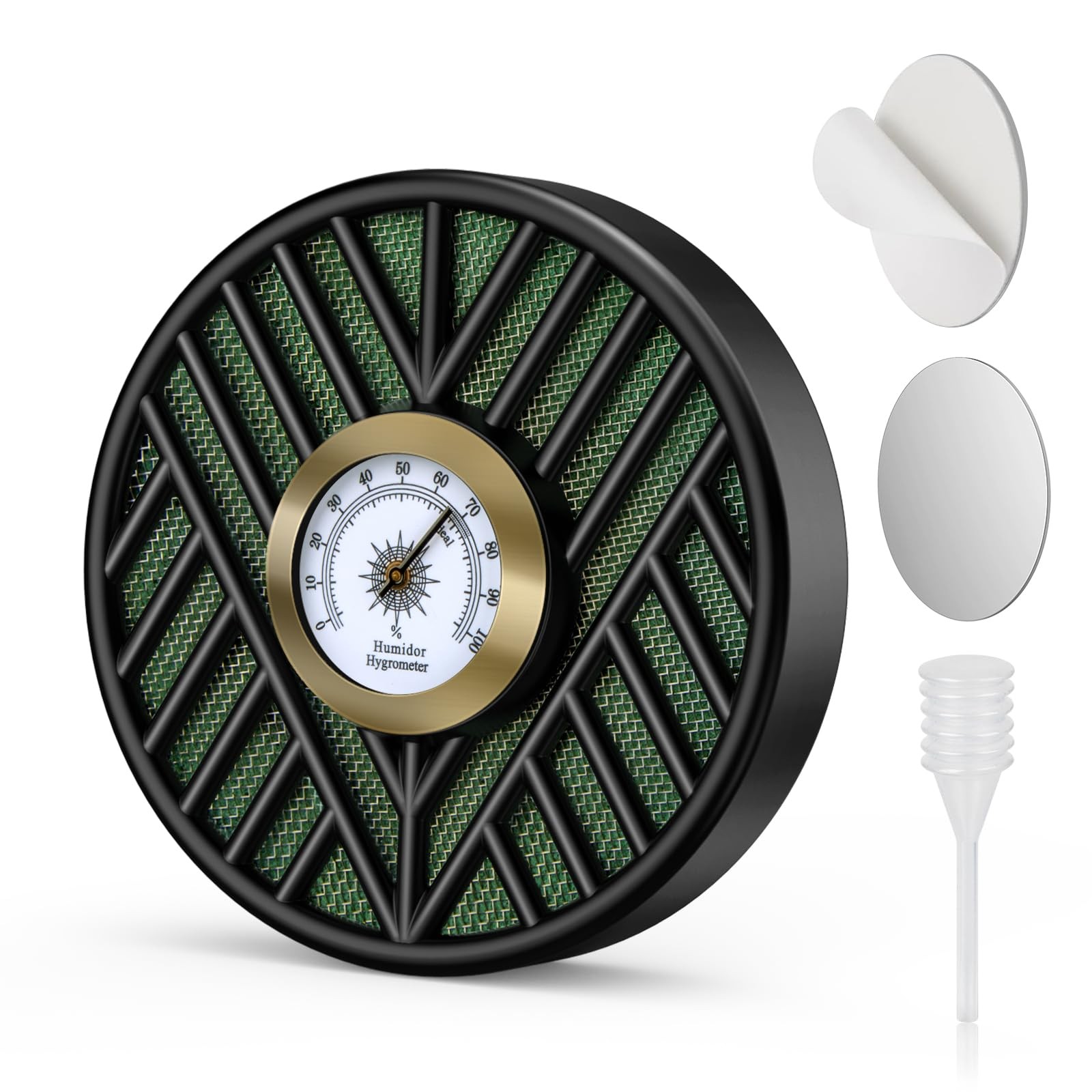 Scotte Cigar Humidifier, Cigar Humidors Humidifier, Round Cigar Humidier & Hi…