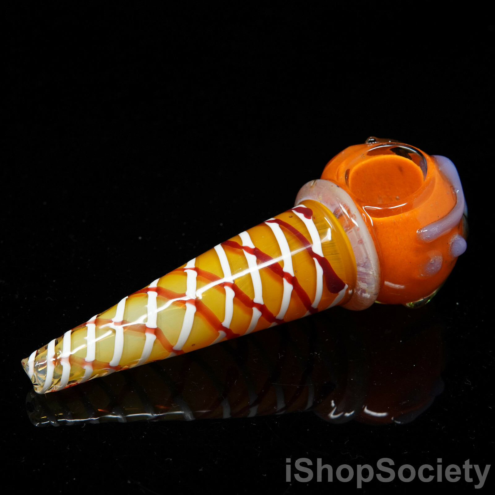 6″ Ice Cream Cone Exotic Tobacco Smoking Pipe Thick Collectible Pipes – P061B