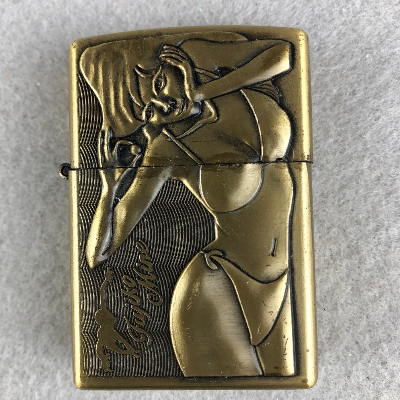 Kantai Fujiko Mine Lighter anime series Lupin III 3D embossed bikini JT2 Retro