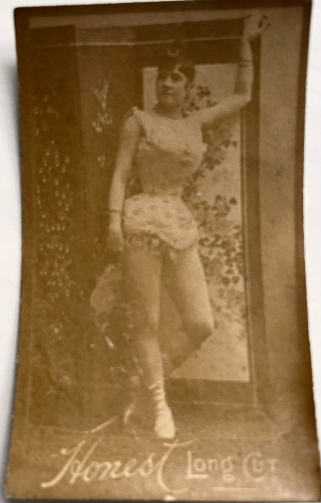 12 RARE ANTIQUE RISQUE PHOTOGRAPHIC HONEST LONG CUT TOBACCO CARDS W. DUKE & SONS