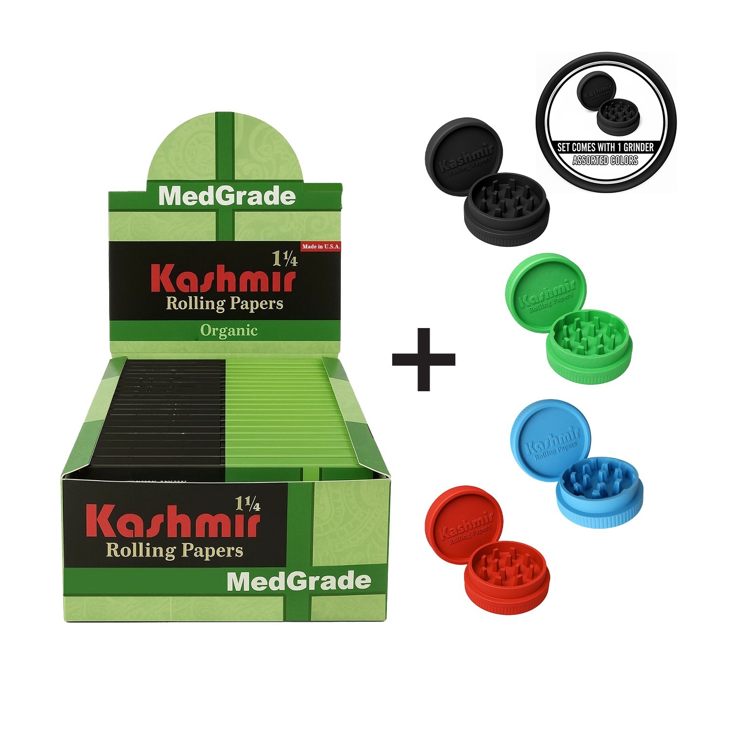Organic Rolling Papers 11/4″ (1.25) Size – MedGrade| 50 Pack = 1600 Leaves