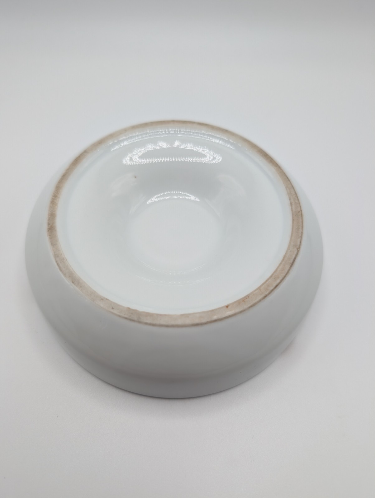 Vintage Orange Daisy Ashtray Mid Century Modern Milk Glass Retro 1970s