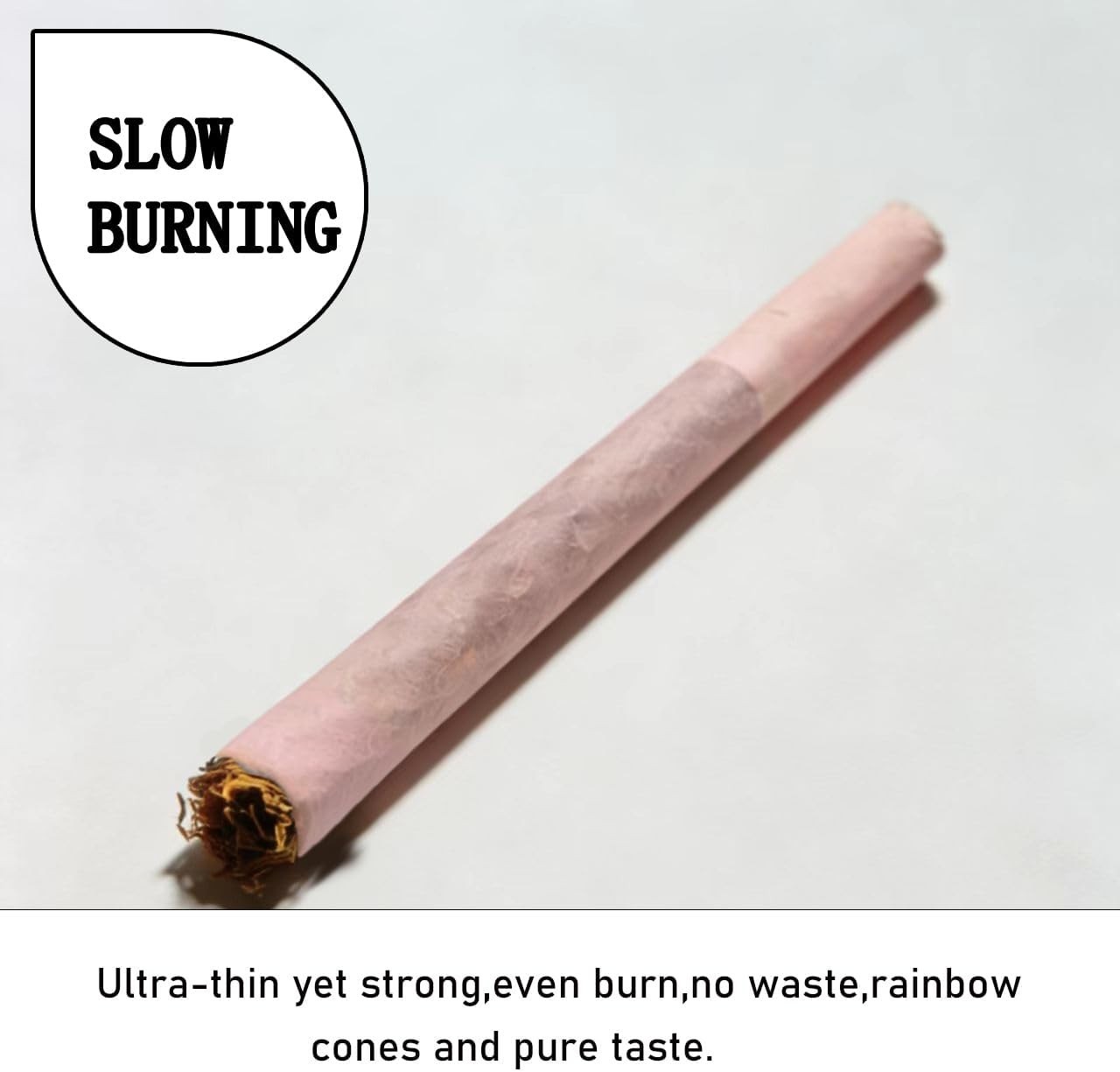 100 PACK Pink Cones Rolling Paper | King Size | 108mm | Pre Rolled Cones with Pa