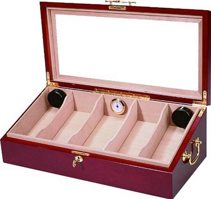 Retail Display 4 Humidor, Countertop, 100 Cigar Capacity