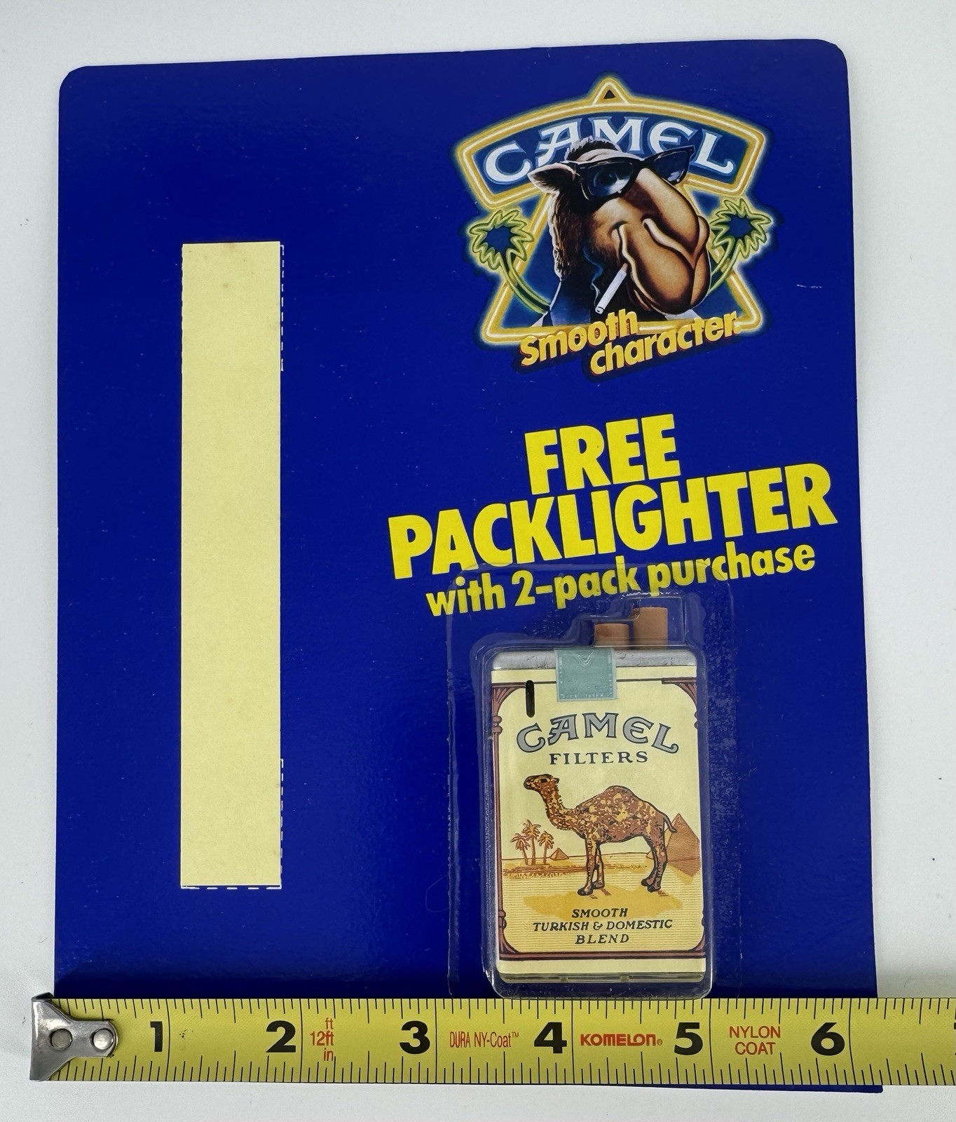 Camel Cigarette Lighter Vintage Promotional 1990 New Sealed Collector Item