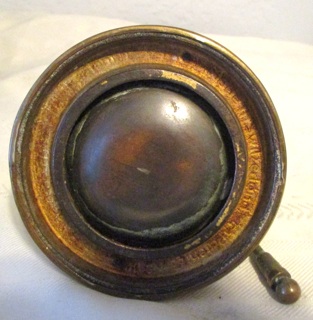 1930s “MUHLEX TABLE STRIKER LIGHTER ART DECO BRASS