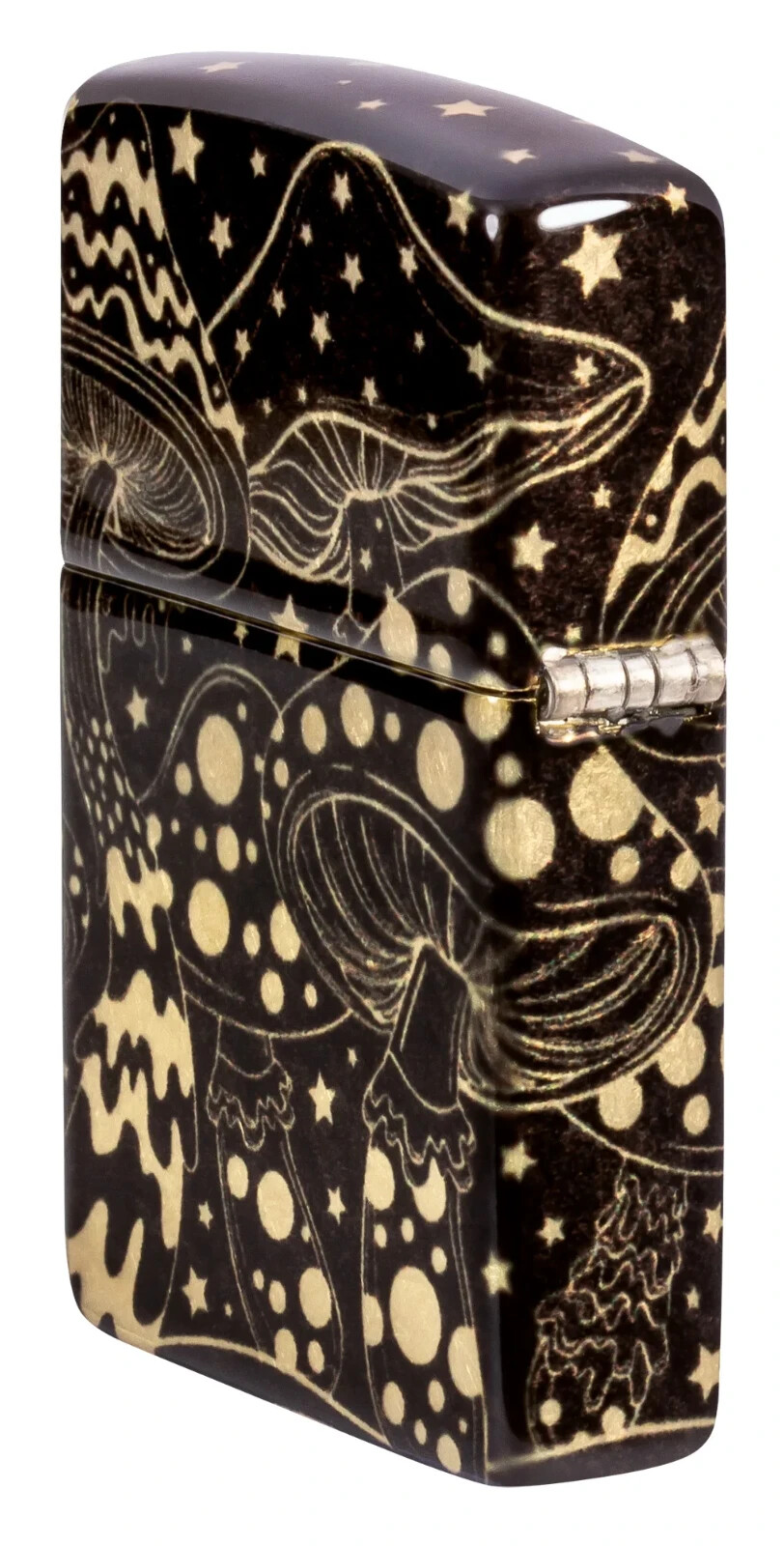 Zippo Mushroom Drift Design 540 Fusion Tumbled Brass tones 46277