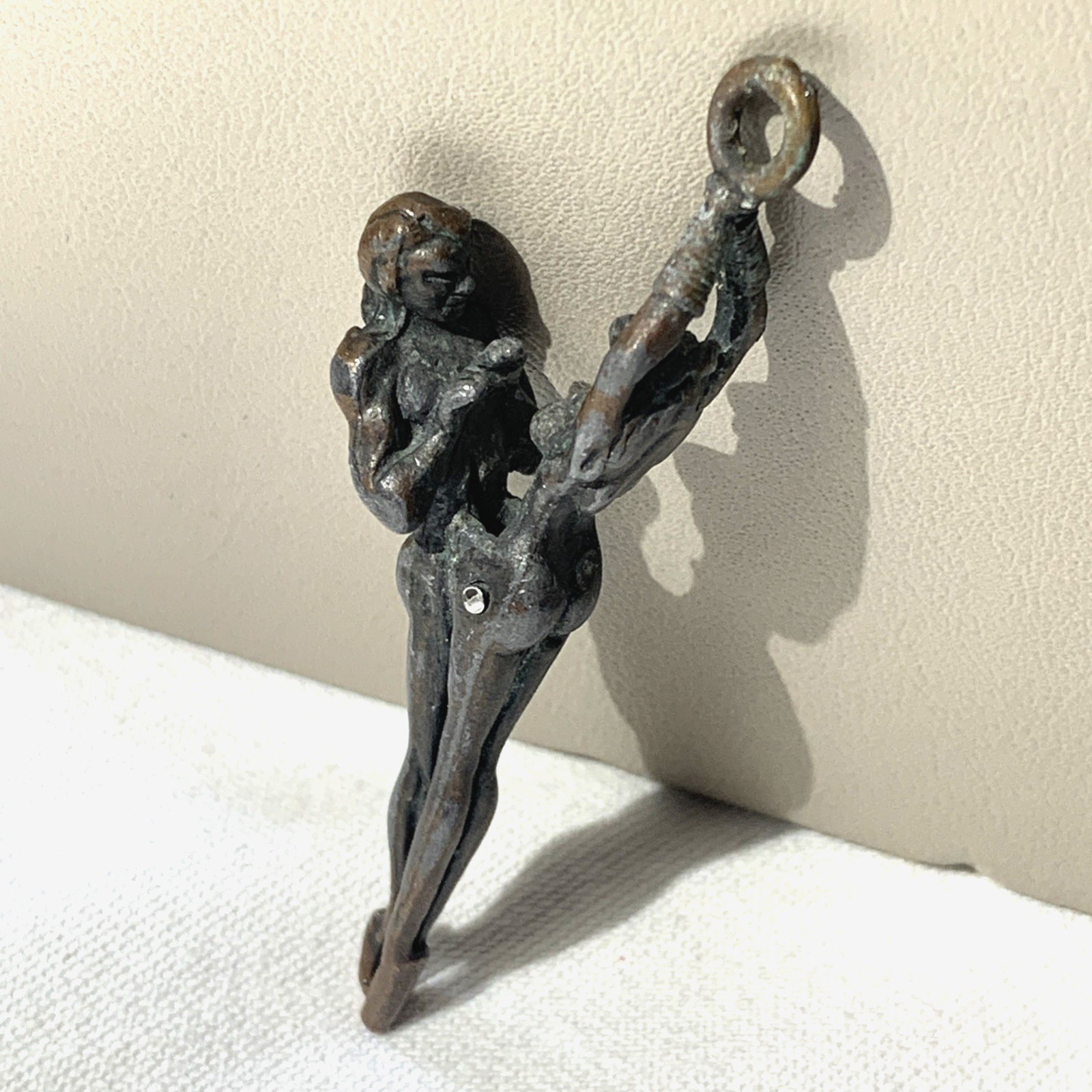 VTG 1960s Bronze Naked Lovers Roach Clip