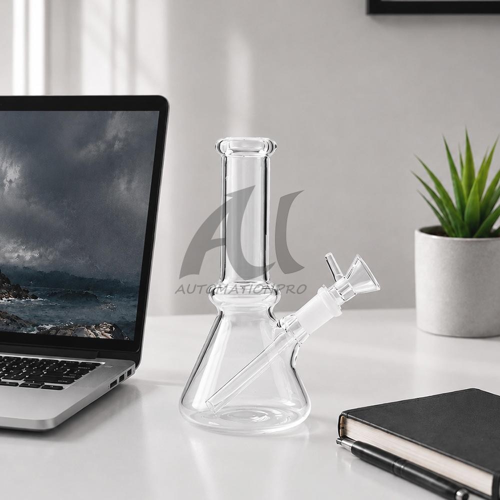 6″ Small Glass Bong Smoking Tobacco Water Pipe 14MM Glass Bowl