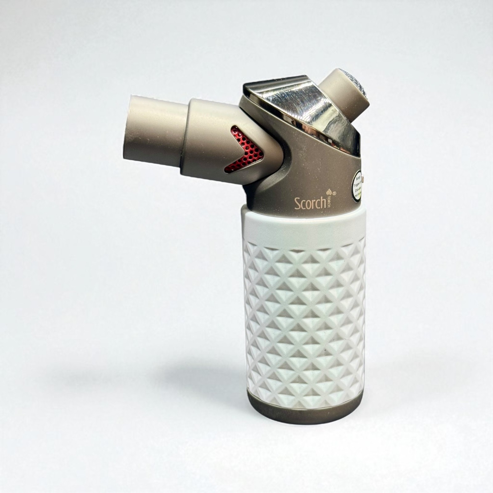 Scorch Torch 61846 – 4” Single Flame Refillable Butane Torch Lighter with Safety