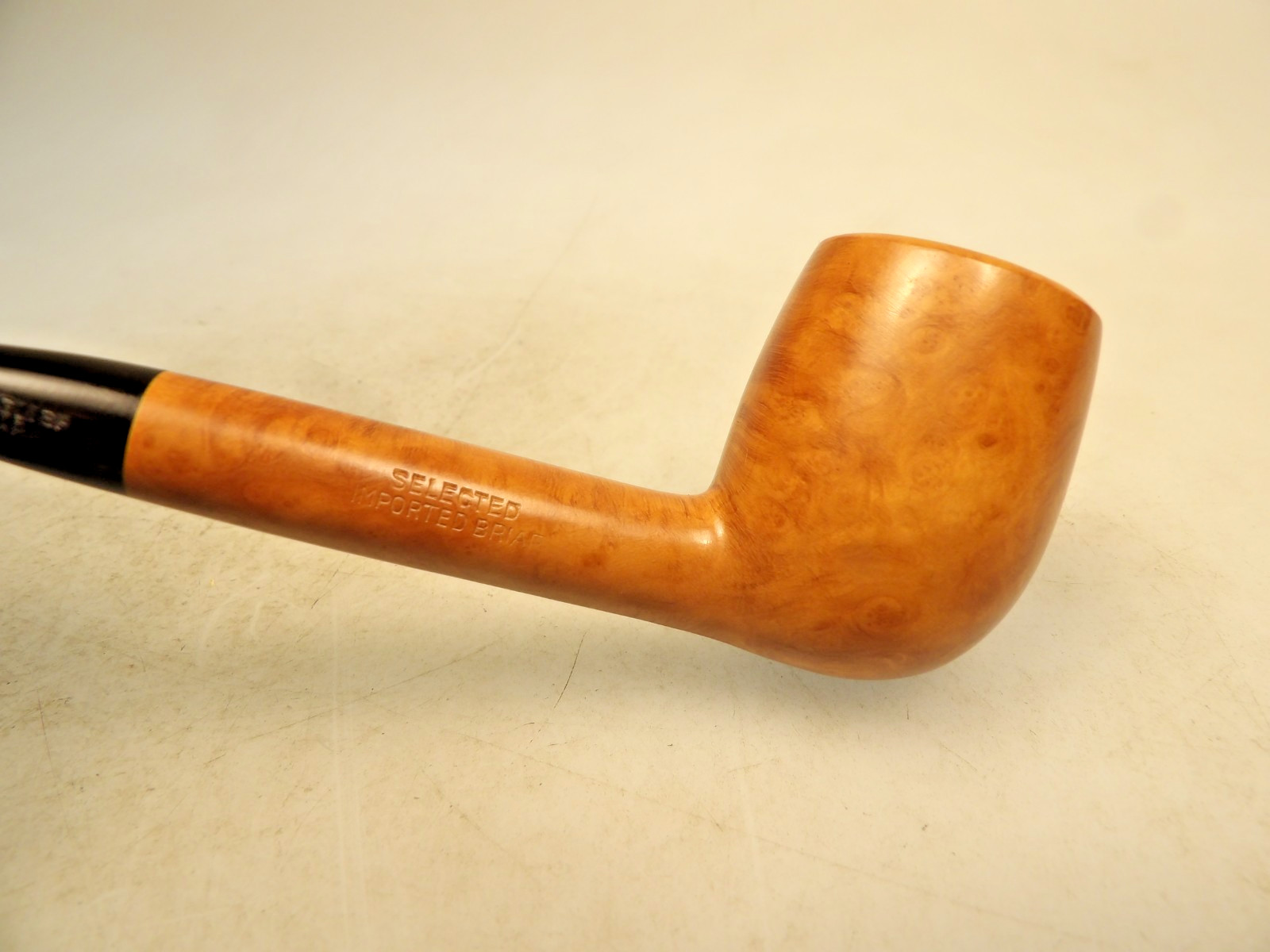 New Michel Selected Imported Briar English Para Billiard Pipe Ebonite Stem 70’s