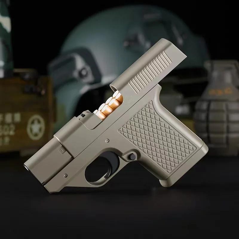 New Lighter Cigarette Case Jet Flame Pistol Gun Gas Cigar Butane Turbo Windproof