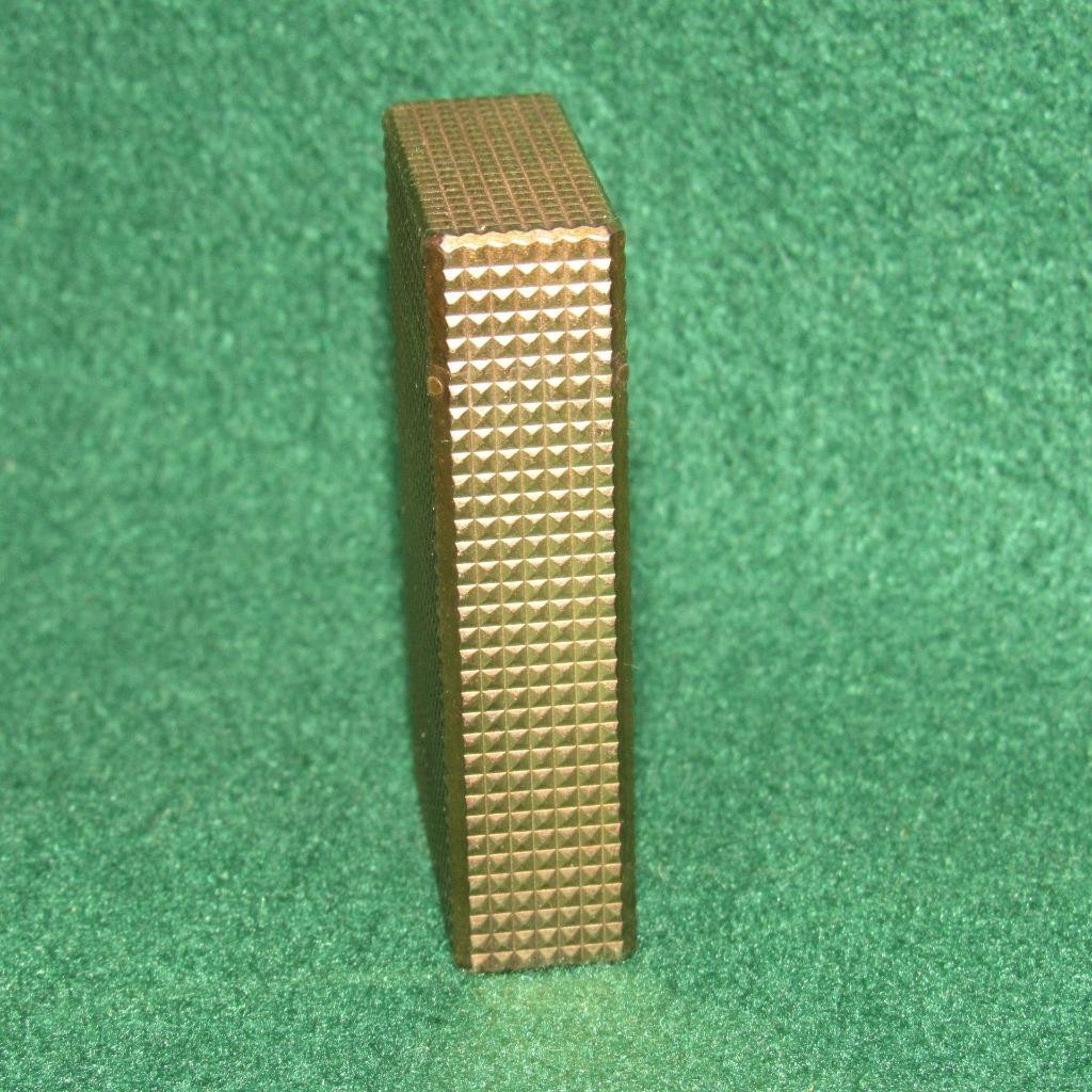 Vintage S.T. Dupont Ligne 1 Gold Diamond Head Plated 20 Microns of Gold ~ EUC