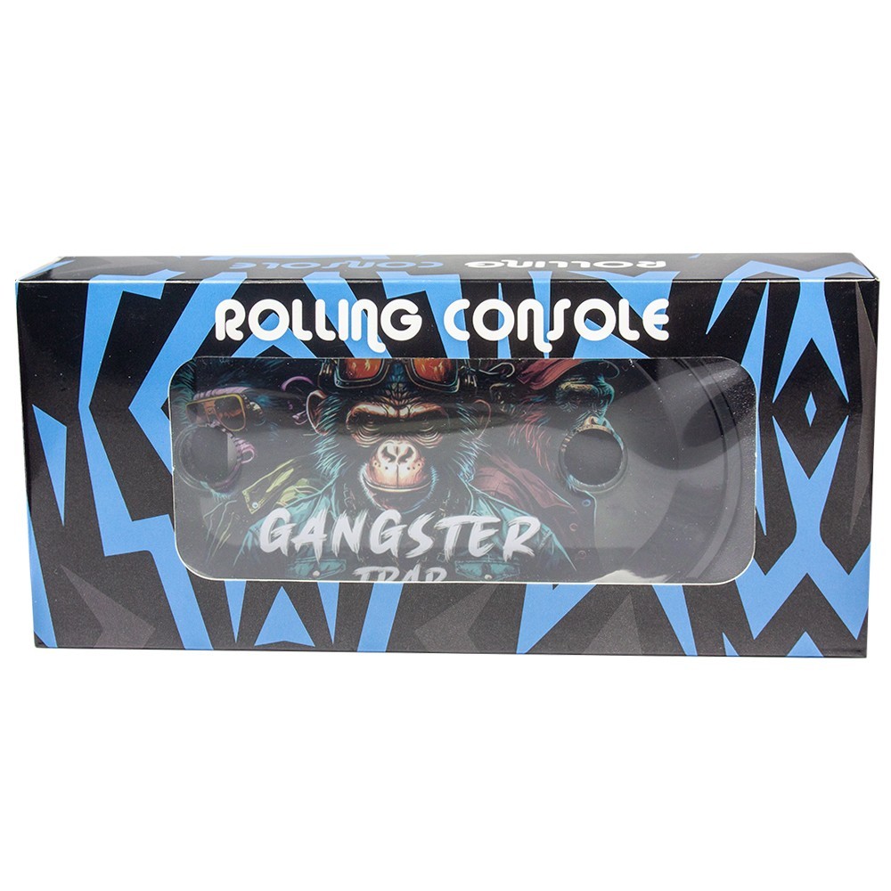Foldable Rolling Tray W/ Cone Loader for King or 1-1/4 Size Pre Rolled- Gorilla