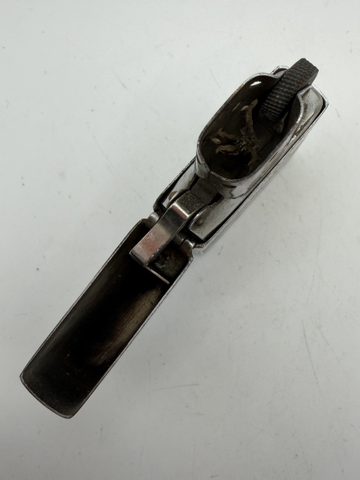 Vintage 1937-1950 Joe Routen CE 62720 Chrome Zippo Lighter W/ Casual Men’s Watch