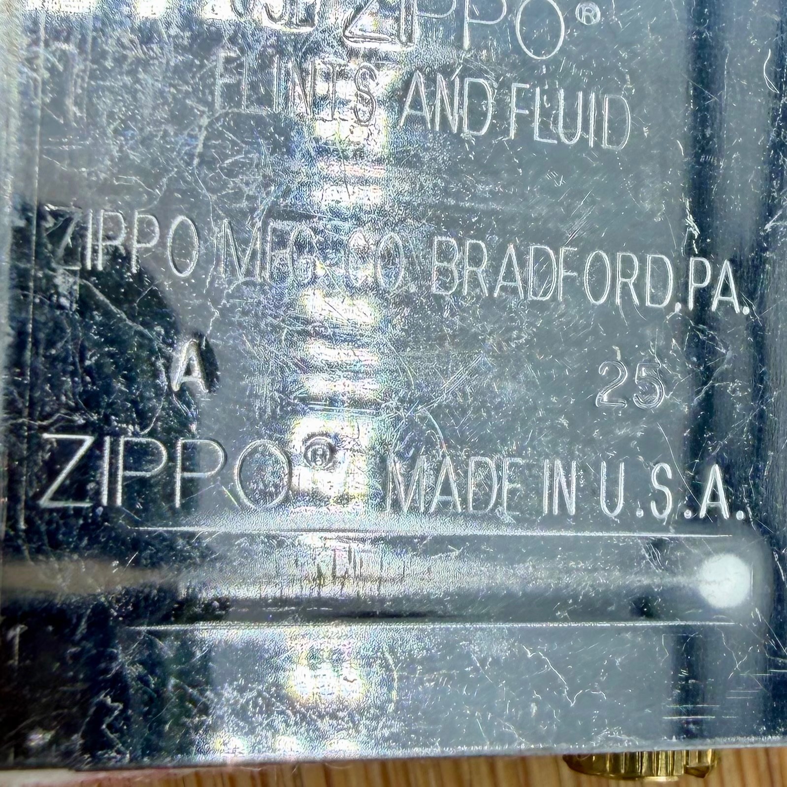 Zippo Lighter Insert Only Never Fired