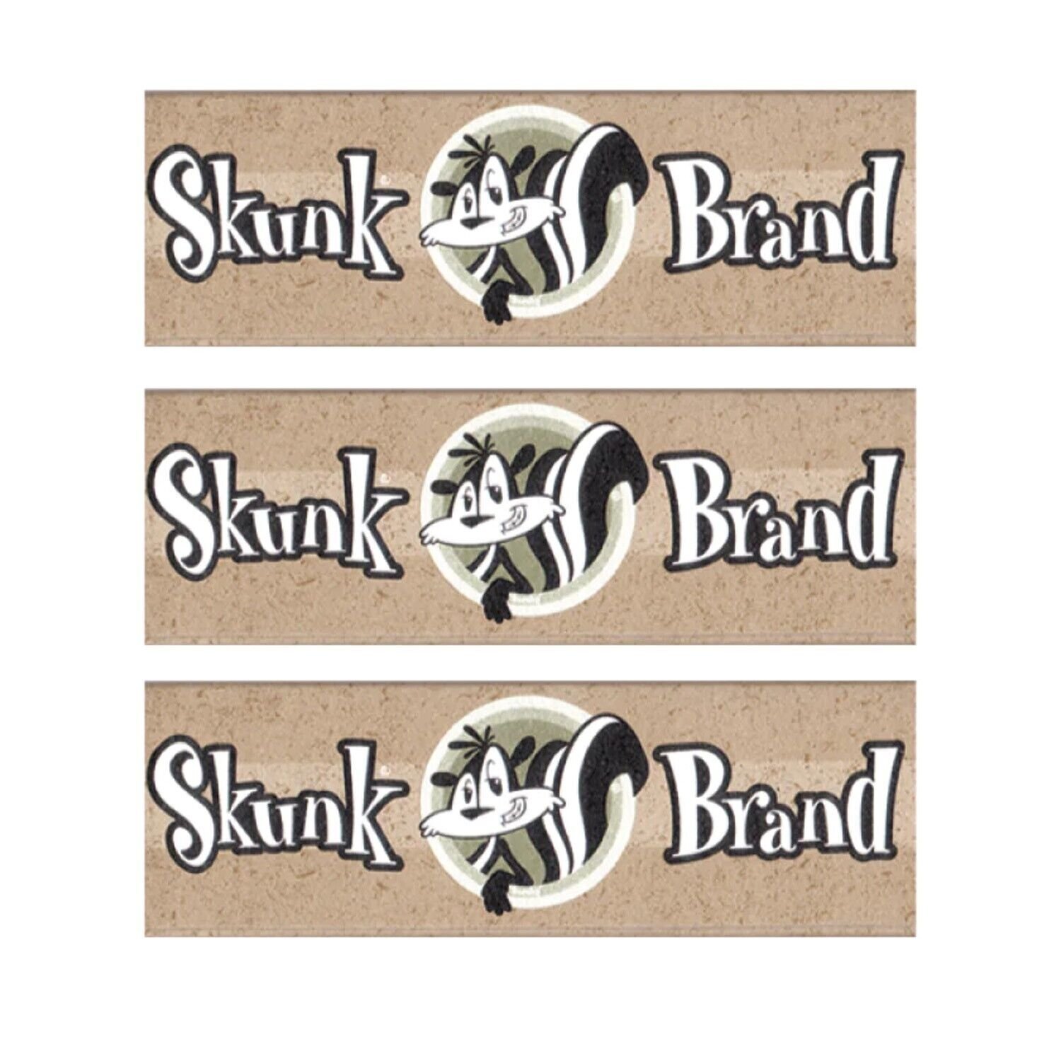 Skunk Brand 1-1/4 – 3 PACKS – Natural Slow Burn Rolling Papers