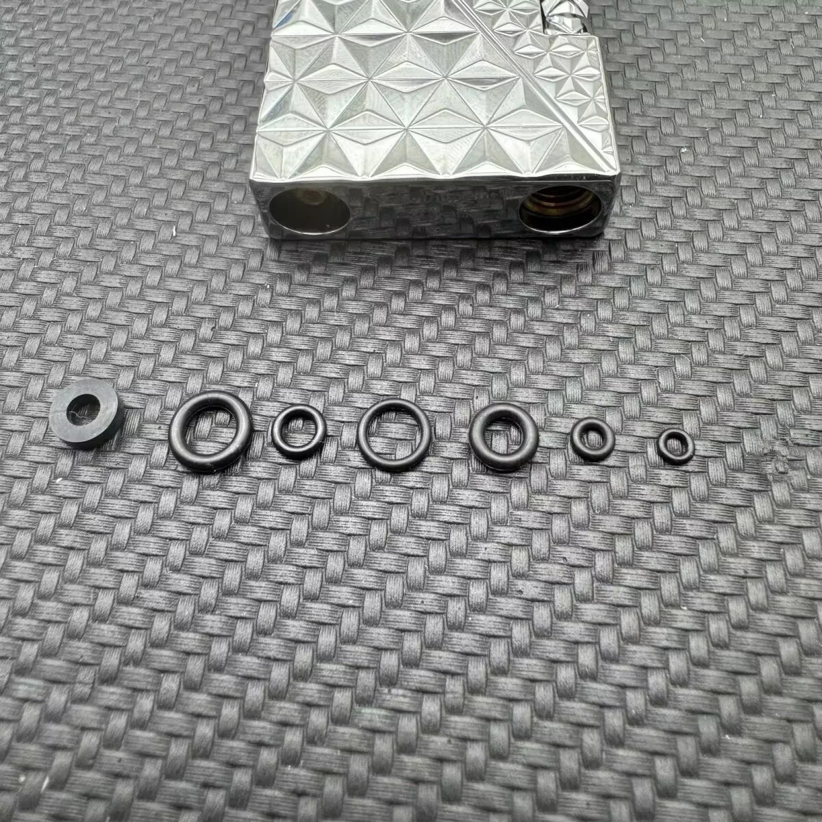 56pcs Lighter O-Ring Seal Kit 7 Sizes Rubber Gasket Leak-Proof Repair Set