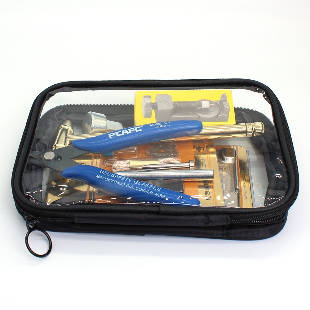 Zippo Compatible Repair Total Tools Kit with Storage Pouch naver uesd Cam Hinge