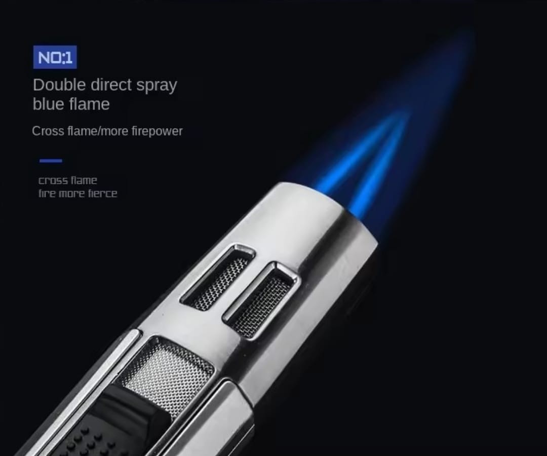 Honest 2 powerful Jet Torch Turbo Windproof Butane Gas Cigar Lighter BBQ Kitchen