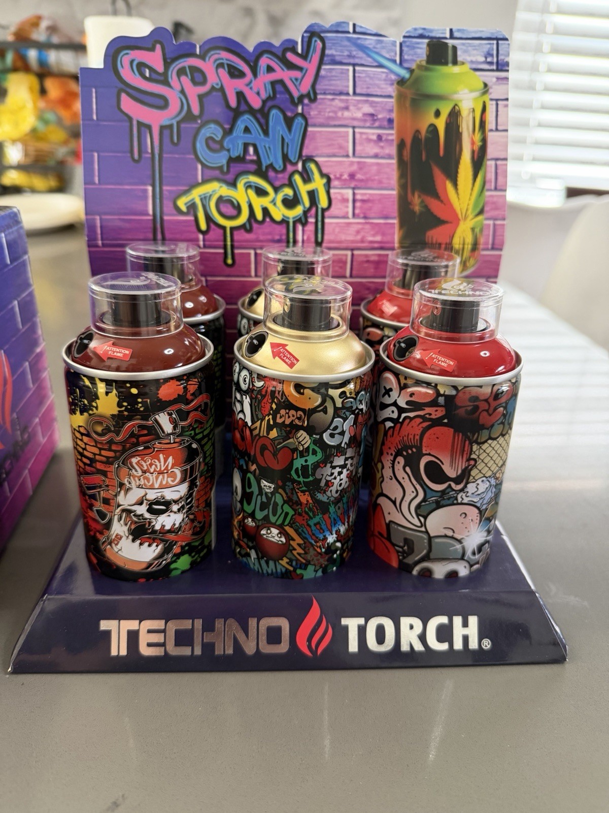 TECHNO SMALL SPRAY CAN TORCH-COUNT 1
