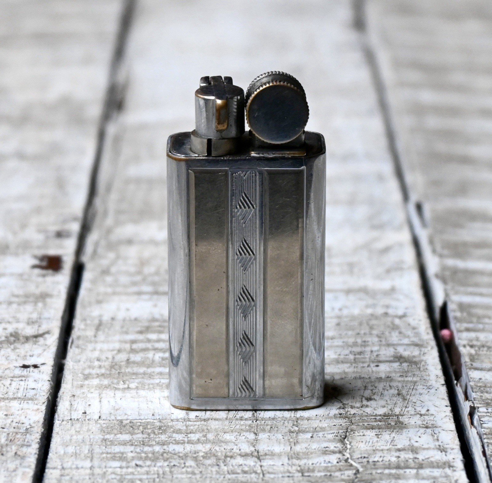 Vintage Gasoline Lighter Super Dandy France Petrol Lighter