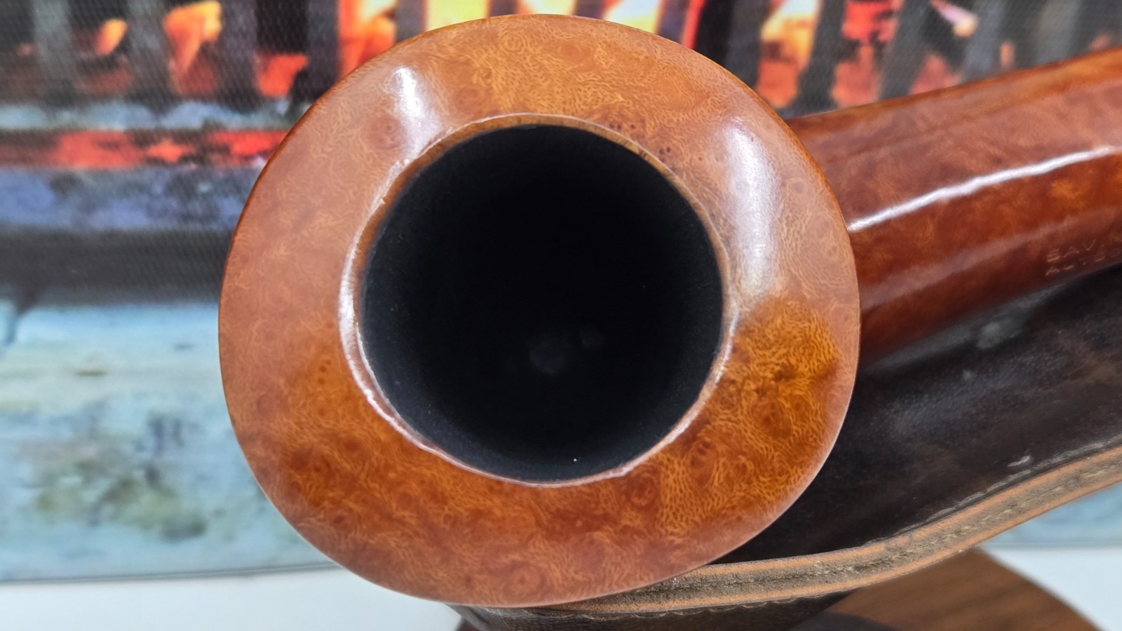 Savinelli Autograph (4) Smooth Bent Dublin Estate Pipe