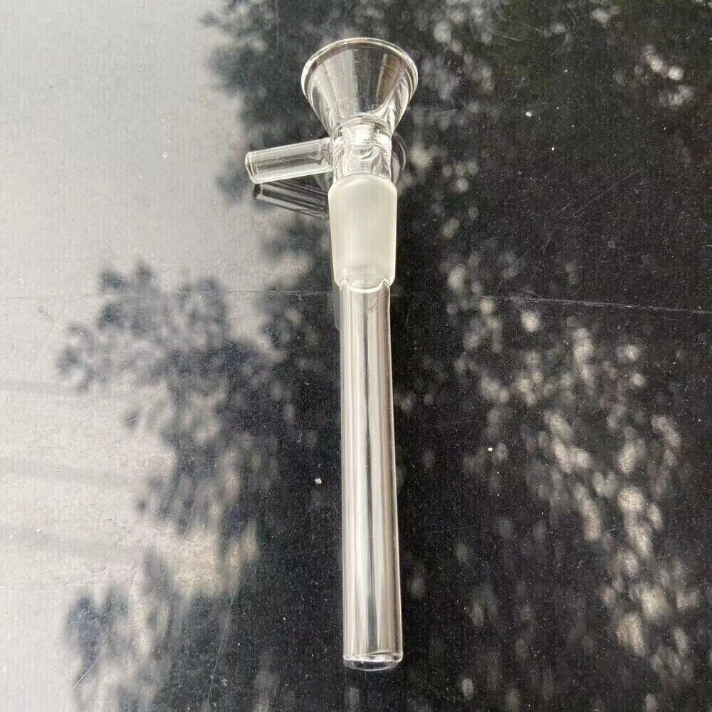 5PCS 4.5″ One Piece Downstem & 14mm Bowl for Smoking Bong Water Pipe Hookah US