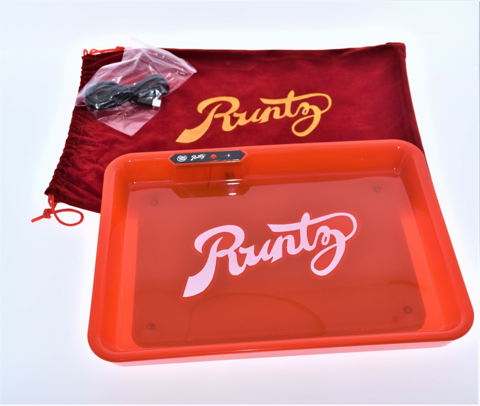 LED 6 COLORS ROLLING GLOW TRAY -11X 8 INCH- GIFT BOX INCLUDED