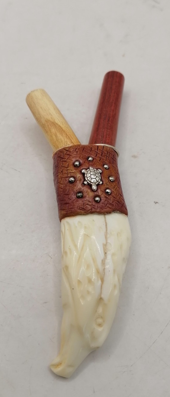 Peruvian Kuripe Unisex Handmade Chonta Wood Condor Design