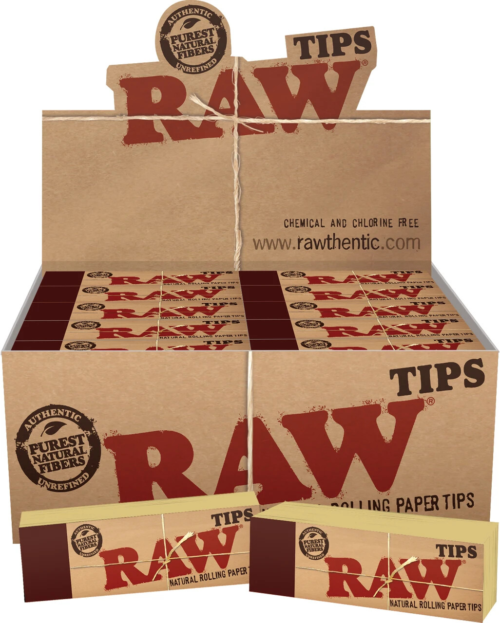 😎✨RAW ORIGINAL NATURAL UNREFINED TIPS (50 PACKS) FULL BOX AWTHEN