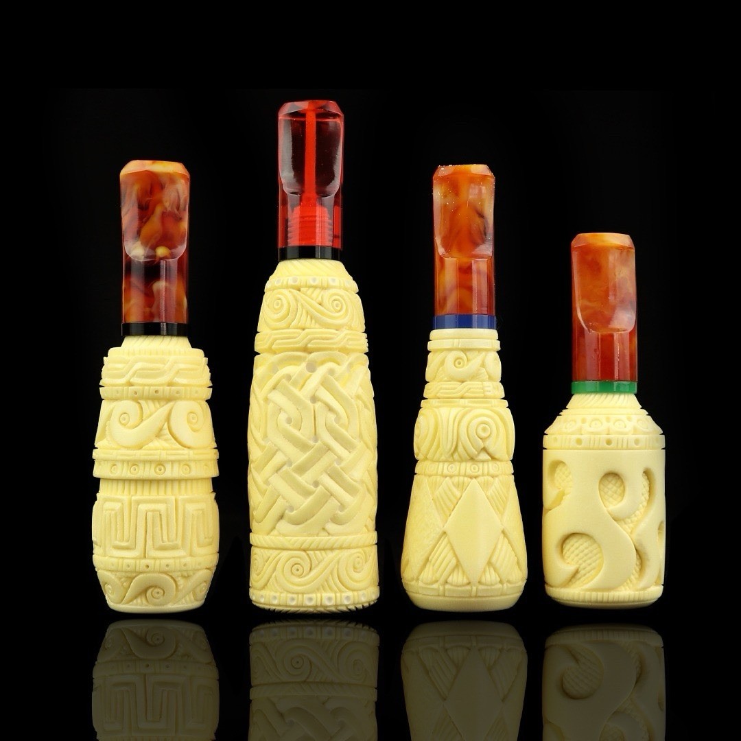 Ornate CIGAR HOLDER Set Of 4 HANDMADE CASE 40 To 58 Gages 16-18-20-22 MM