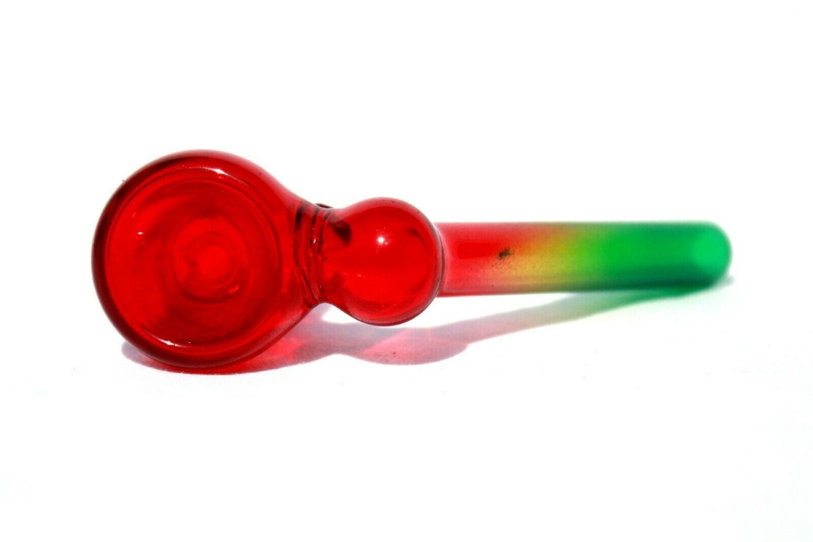 BEETLE 3″ GLASS STEAMROLLER RASTA PIPE TOBACCO SMOKING PGL004