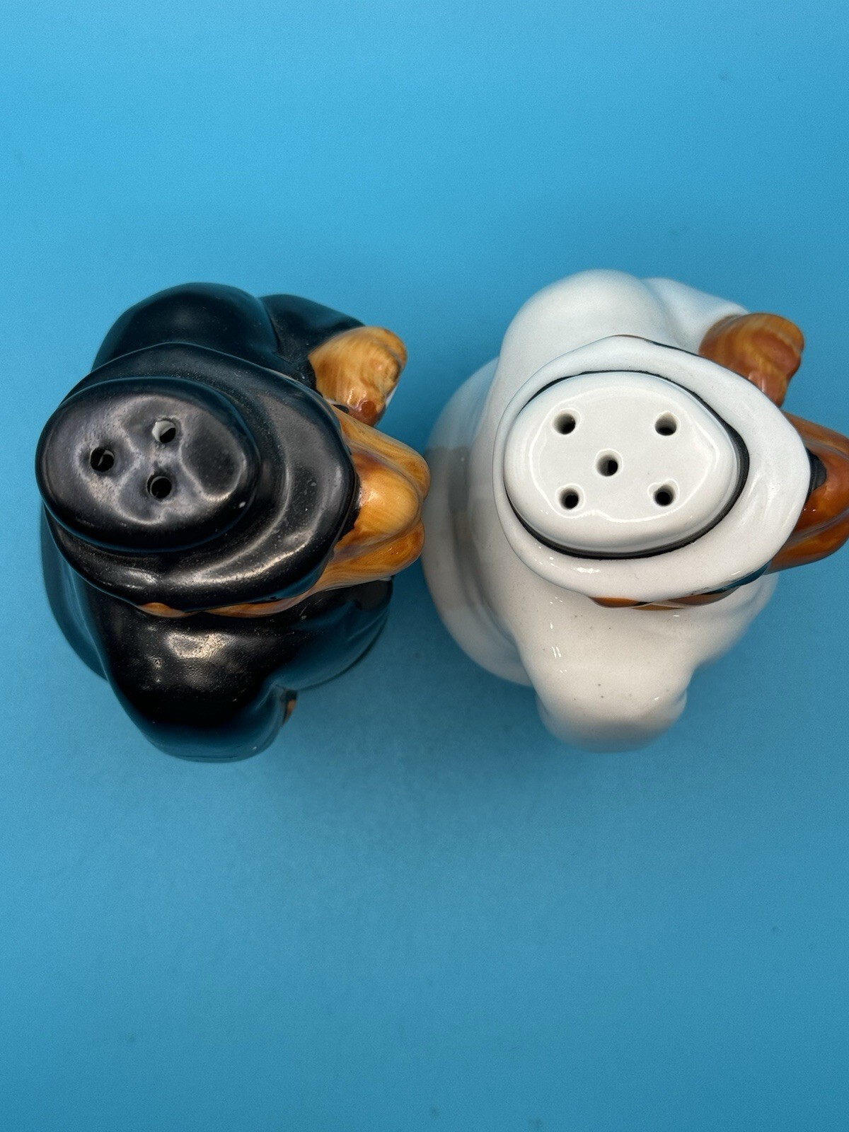 Joe Camel Cigarettes Ceramic Salt & Pepper Shakers NEW Max & Ray