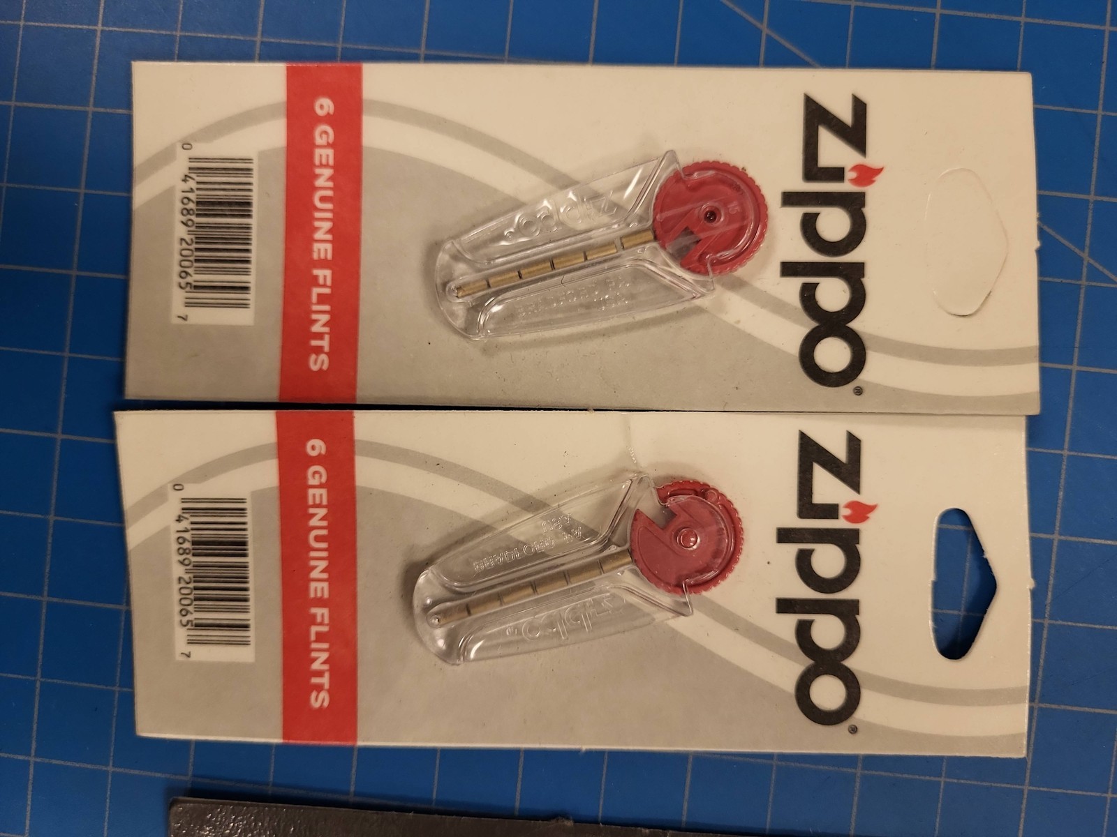 Zippo Lighter Repair Kit Lot 2 Packs 6 Flints & 1 Genuine Replacement Wick 100mm