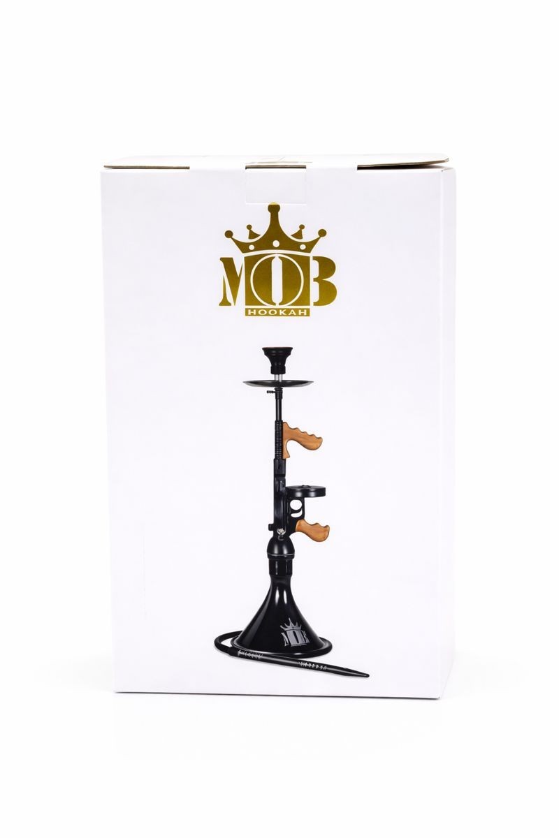 MOB TOMMY GUN HOOKAH 34″ | TOMMY-GB | BROWN & BLACK | 1CT | FREE SHIPPING
