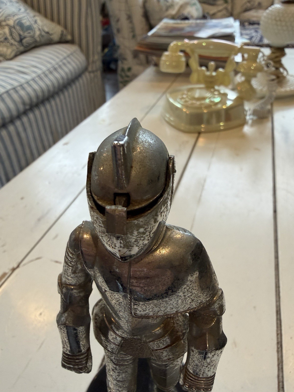 Vintage Hamilton Knight Cigarette Table Lighter Music Box 8″ Tall Works!!!!