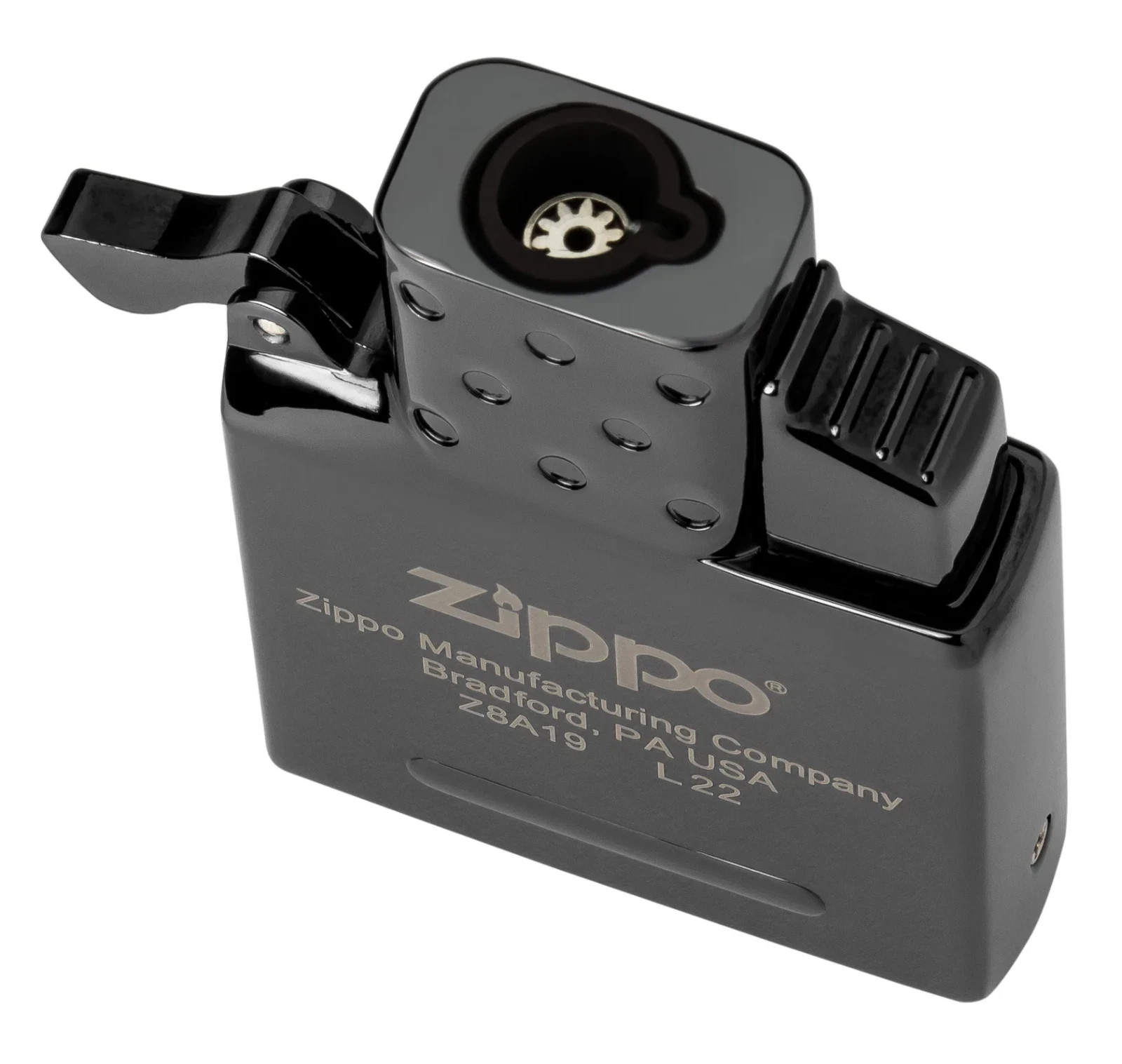 Zippo Black Lighter Single Jet Flame Windproof Torch Insert Butane Gas Insert UK