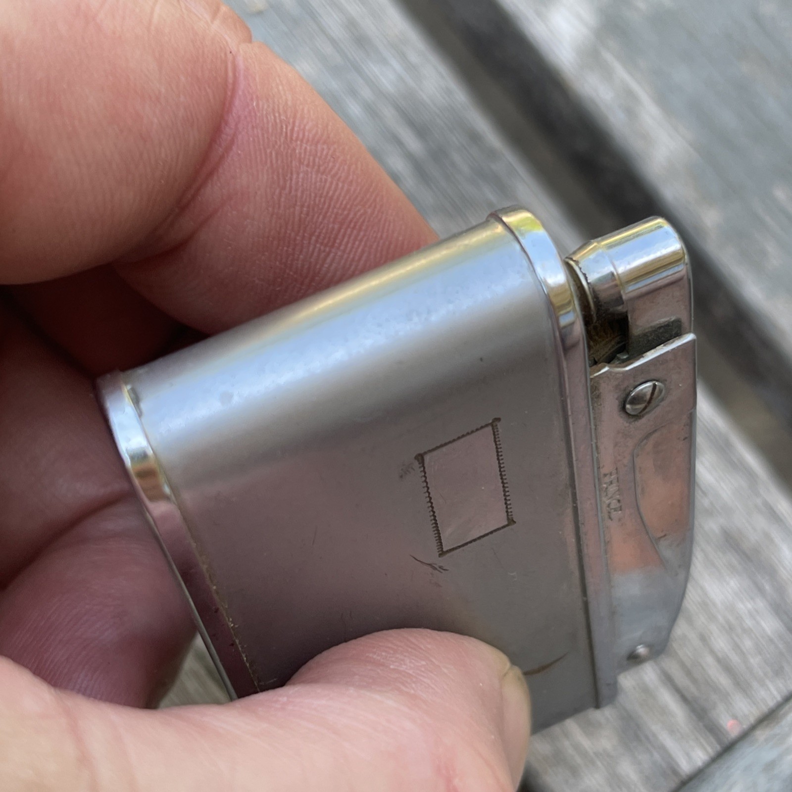 Vintage Prince Chrome Muselite Lighter Wind Up Musical As-is